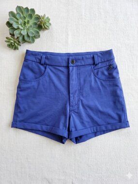 lululemon athletica Royal Blue High-Waist Cuffed Shorts